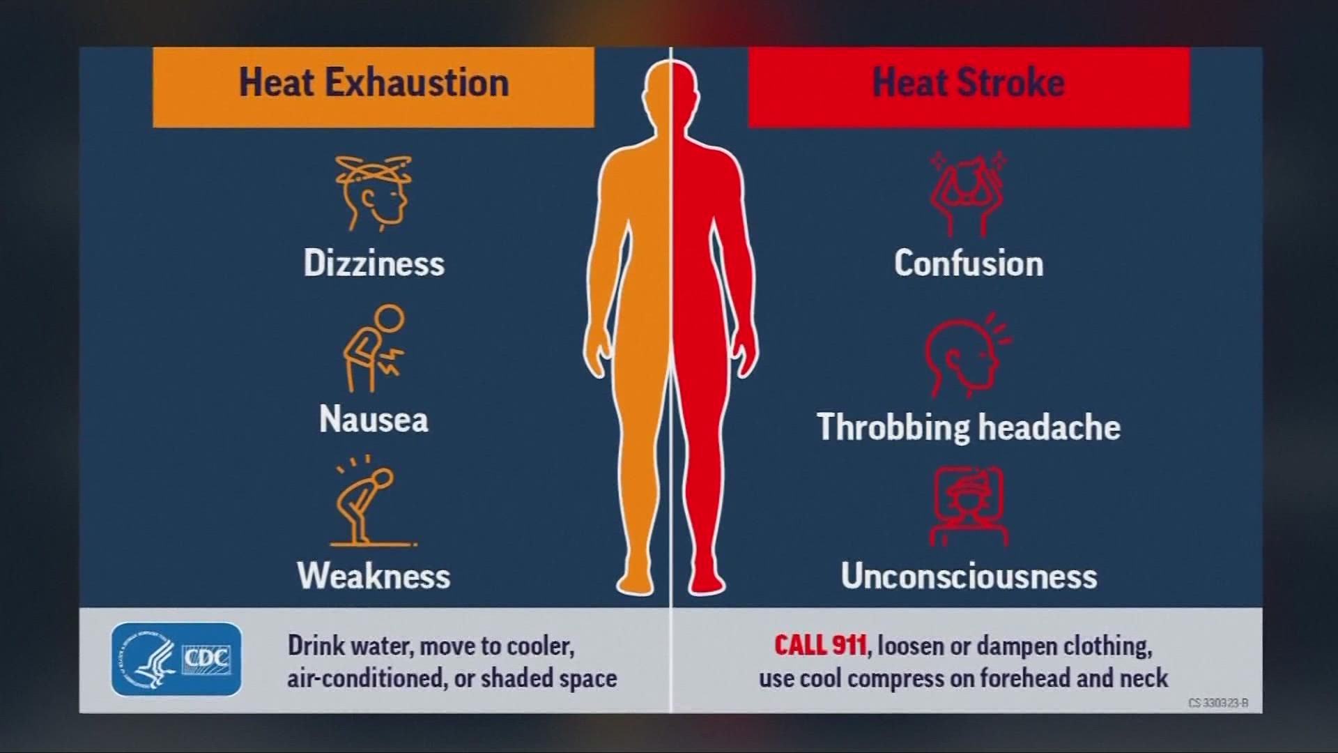 What are the warning signs of heat stroke and heat exhaustion? Here's everything you need to know.