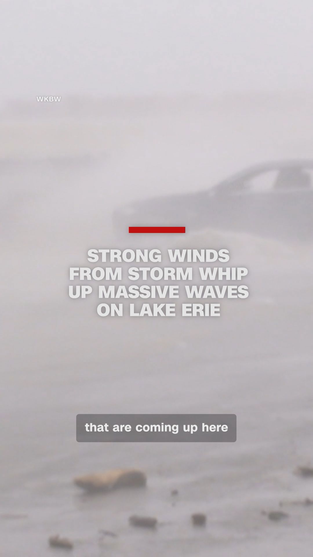 Strong winds from storm whip up massive waves on Lake Erie | wkyc.com