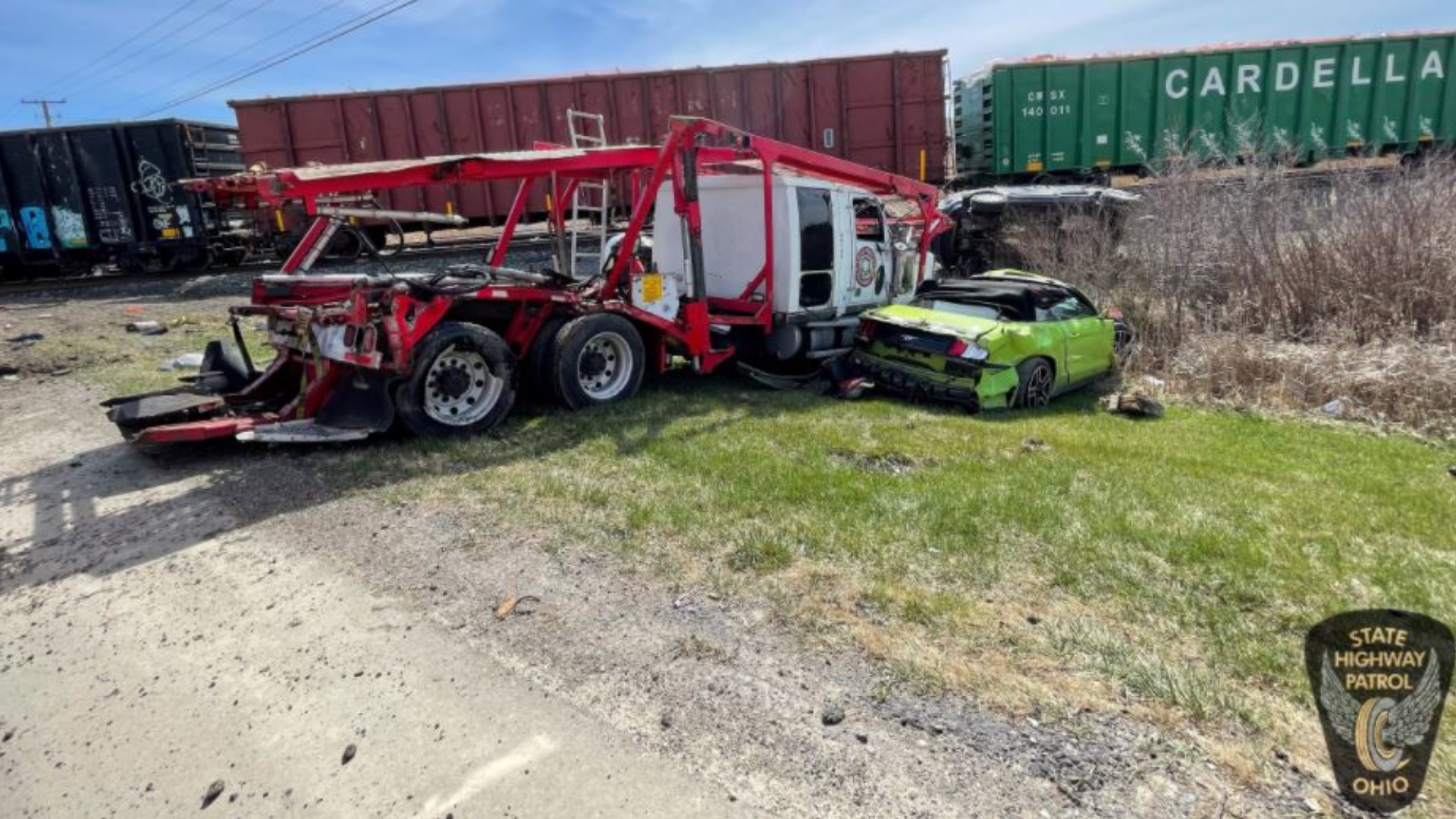 Elyria crash involving a car and train sends two to the hospital