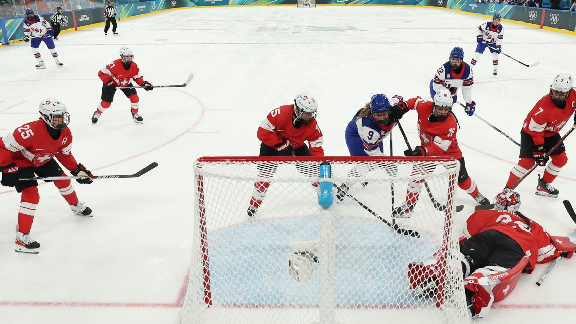 2026 Winter Olympics: Cleveland Heights' Laila Edwards, Team USA faces Switzerland in penultimate group stage game | LIVE UPDATES