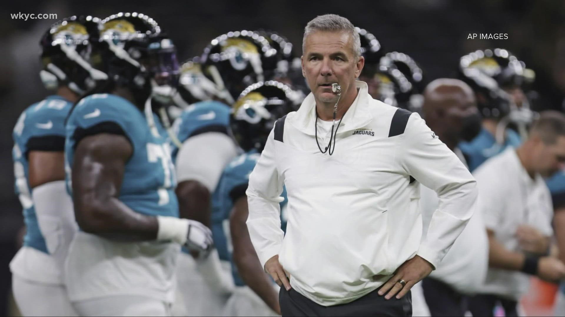 The Jacksonville Jaguars fired Meyer just 13 games into his first season.