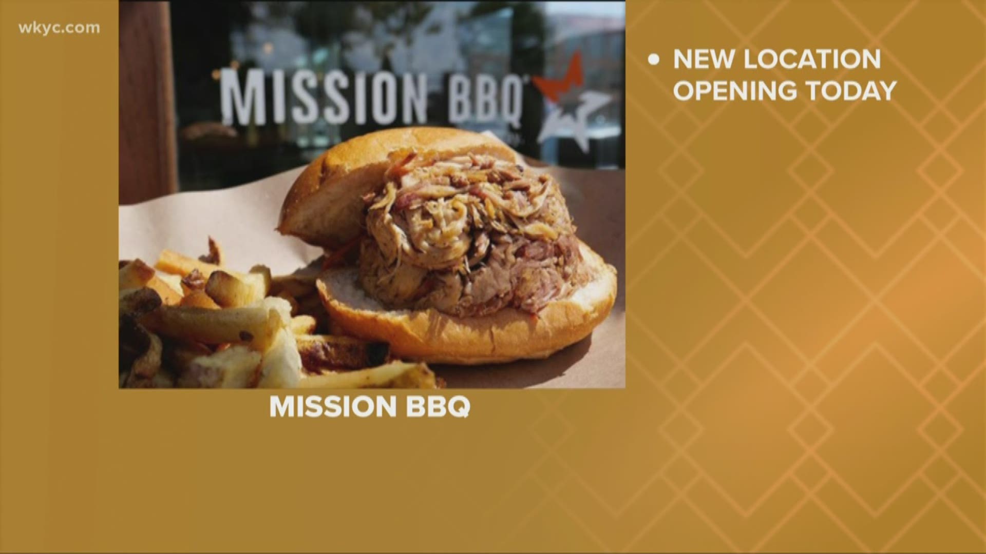 Mission BBQ opens its fourth Ohio location today -- this time in Mentor. If you've never been to a Mission BBQ, the restaurant is known for its patriotic atmosphere.