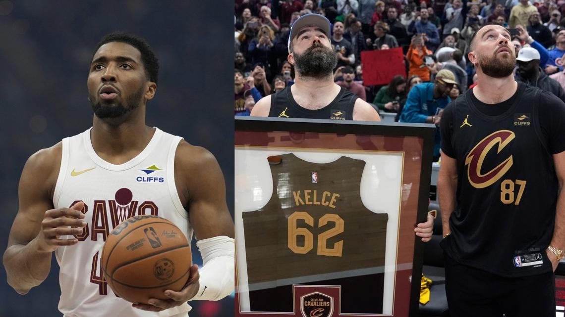 ‘This place is perfect’: Cavaliers star Donovan Mitchell talks Cleveland, NBA Playoffs on ‘New Heights’ with Jason and Travis Kelce