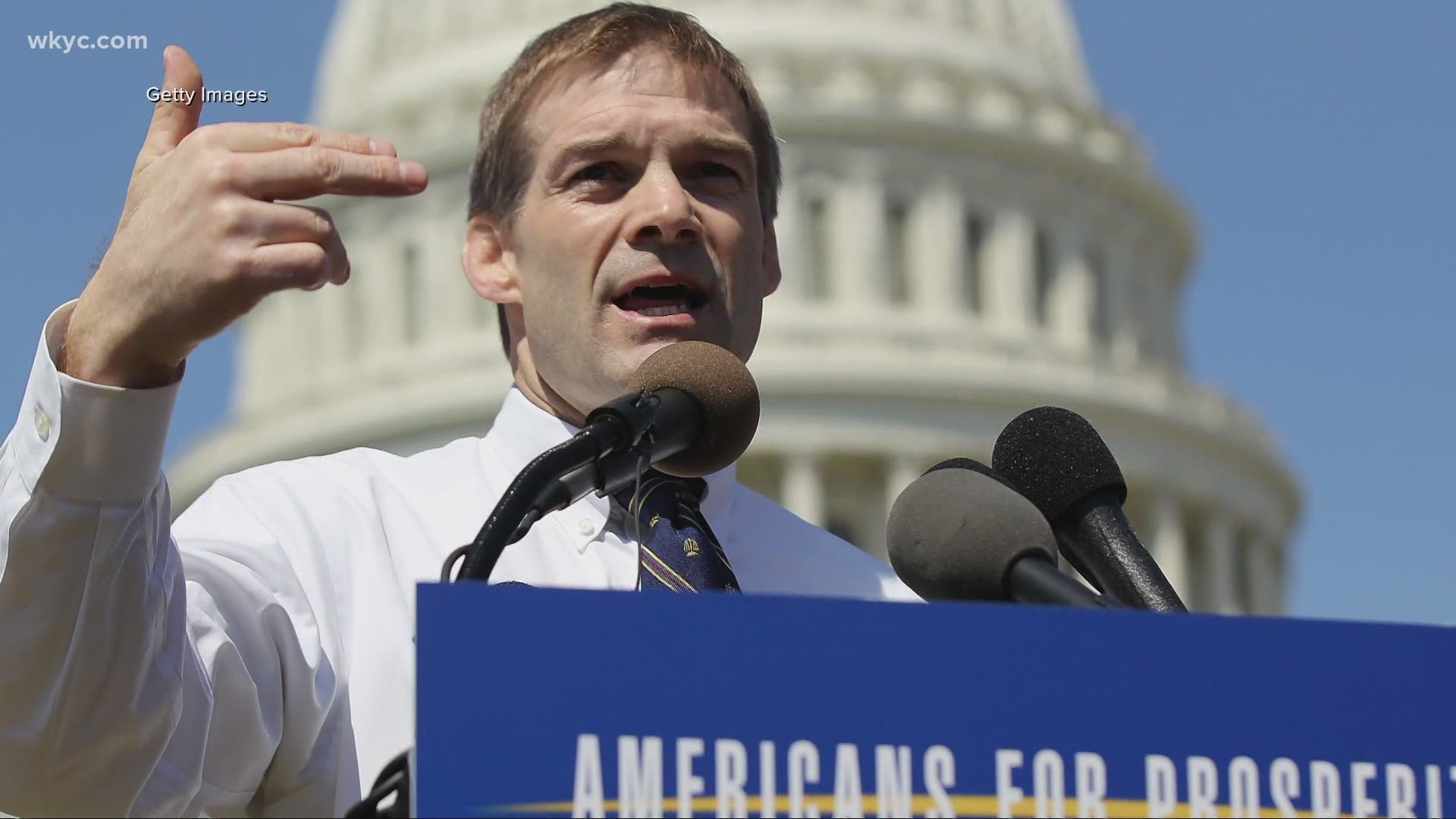 Ohio Rep. Jim Jordan will not join the race to replace Rob Portman in the US Senate next year.  Jordan will run for reelection in the House of Representatives.