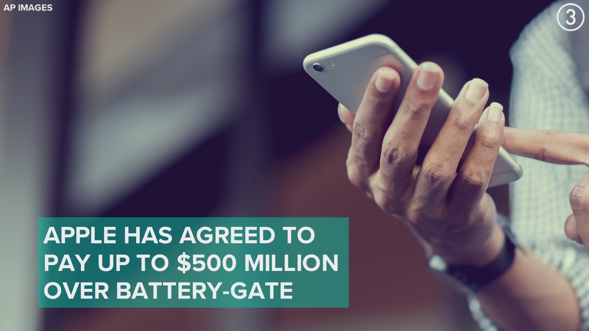 Battery-gate!  Apple did not admit any wrongdoing in the case and iPhone users named in the class-action suit will get up to $3,500 each.