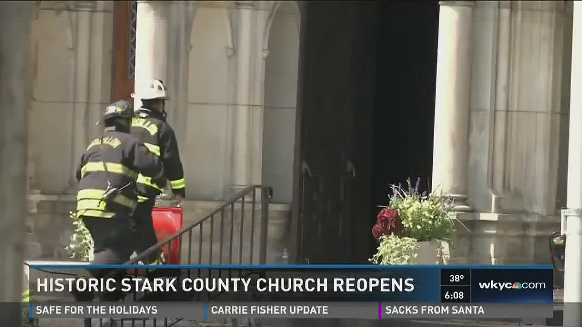 Tonight, a historic Stark County church reopens its doors just in time for Christmas Eve mass.