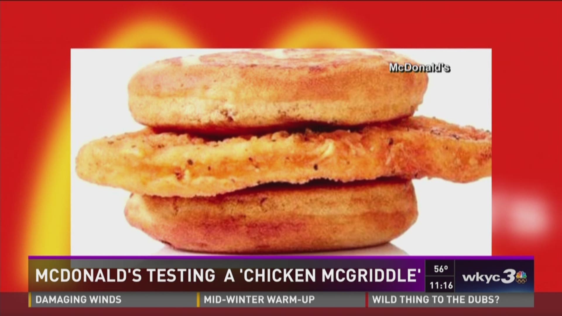 Report McDonald's tests Chicken McGriddle in Ohio