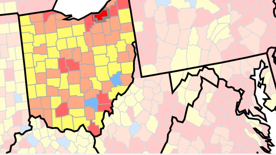 CDC: Cuyahoga, Lorain, Geauga, Ashtabula counties back at high transmission level of COVID-19 – WKYC.com CDC: Cuyahoga, Lorain, Geauga, Ashtabula counties back at high transmission level of COVID-19 – WKYC.com