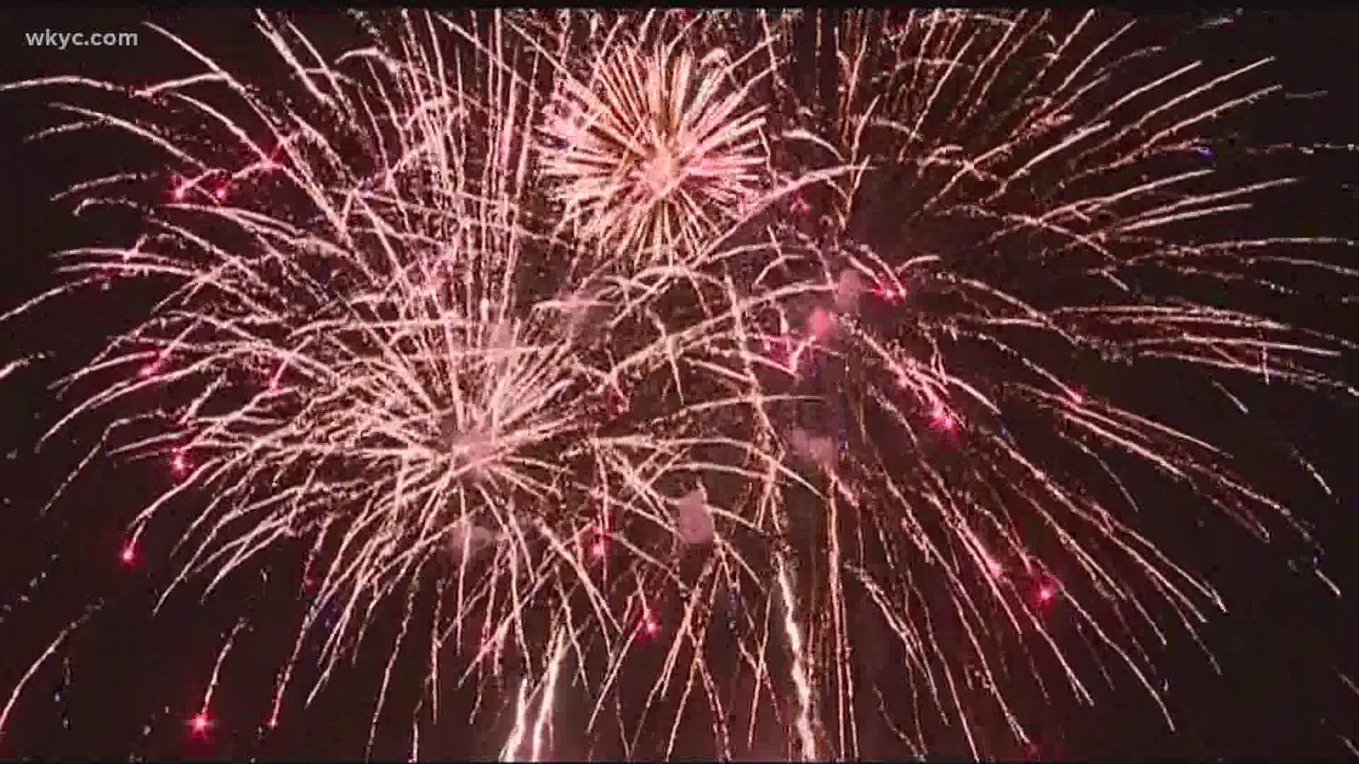 Officials have organized a synchronized program of fireworks that will be launched from multiple locations, allowing residents to watch from home.