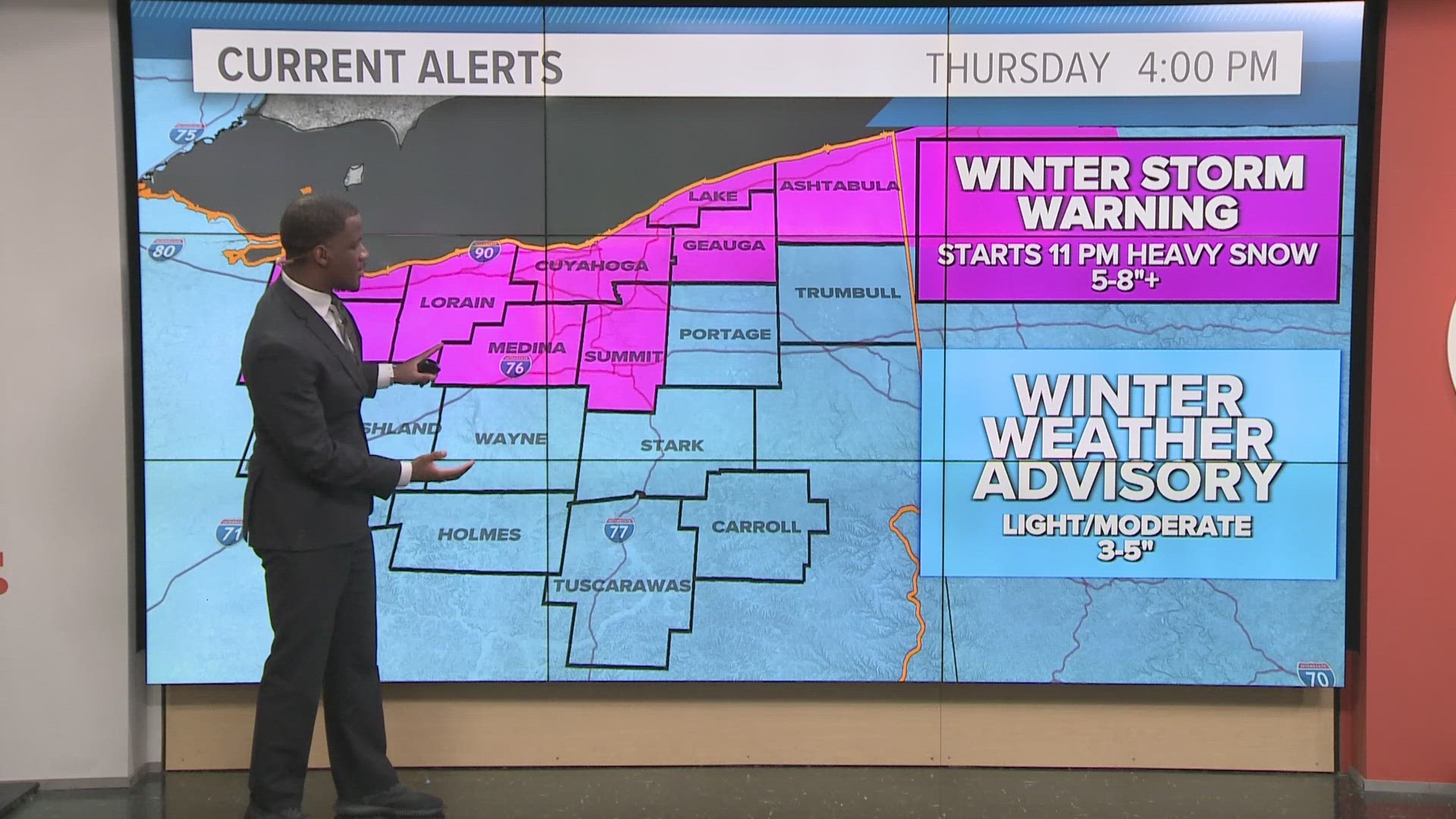 Cleveland weather: Winter Storm Warning issued for multiple Northeast ...