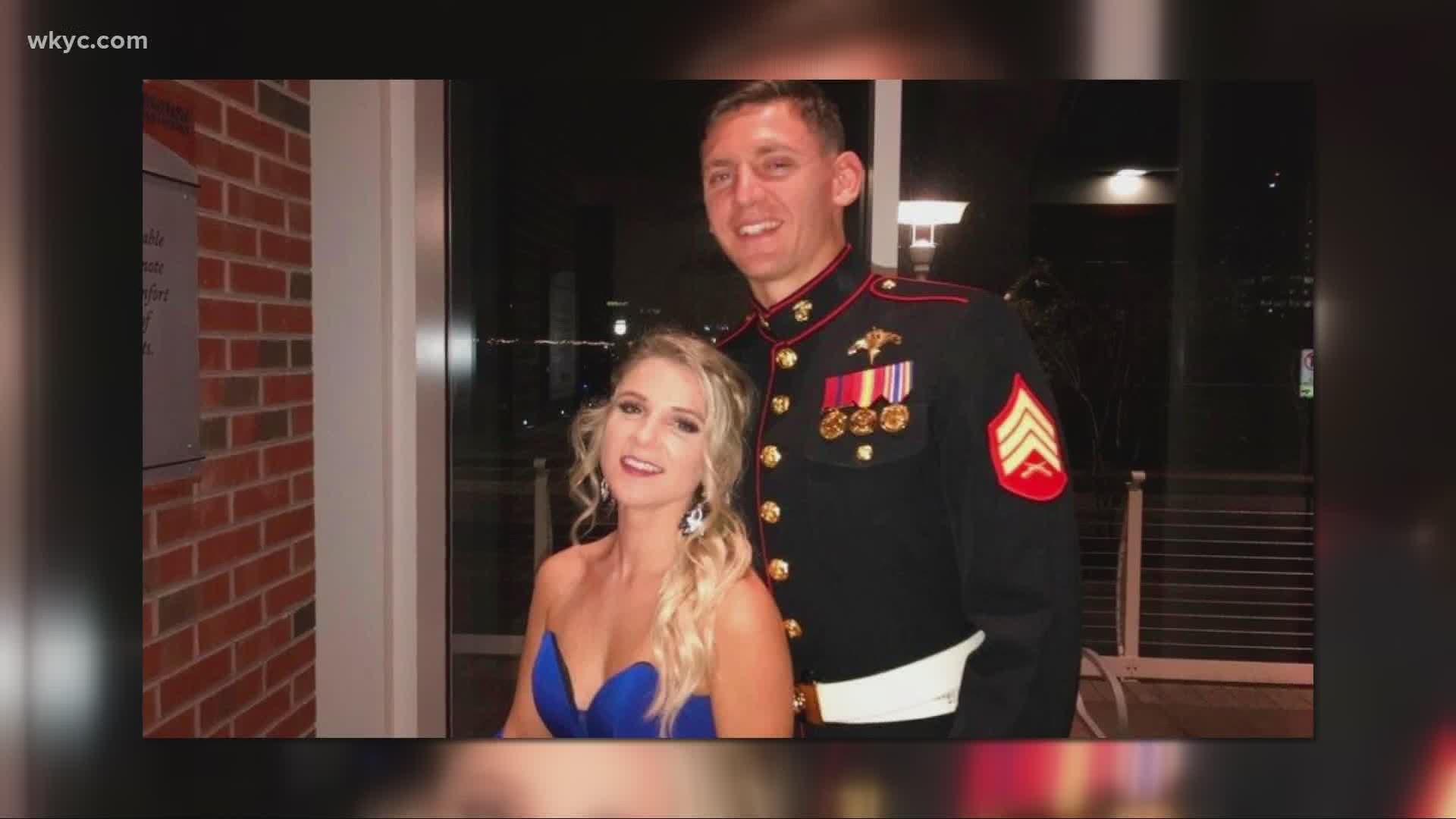 Governor DeWine is asking flags to flown at half-staff in honor of a local marine.  Sgt. Kyle Weniger was killed in a training accident last week in Georgia.