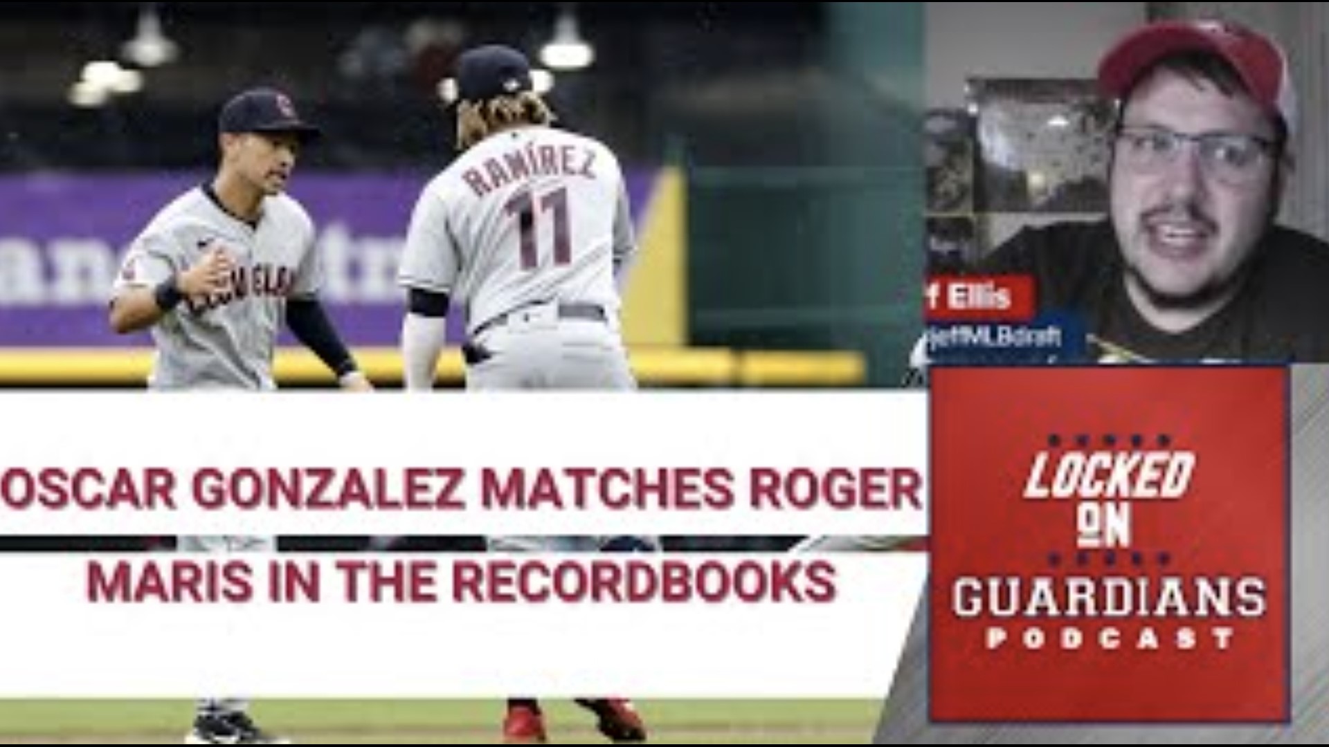 A discussion about the continued excellence of Oscar Gonzalez leads to talk about Roger Maris, who came up with Cleveland.