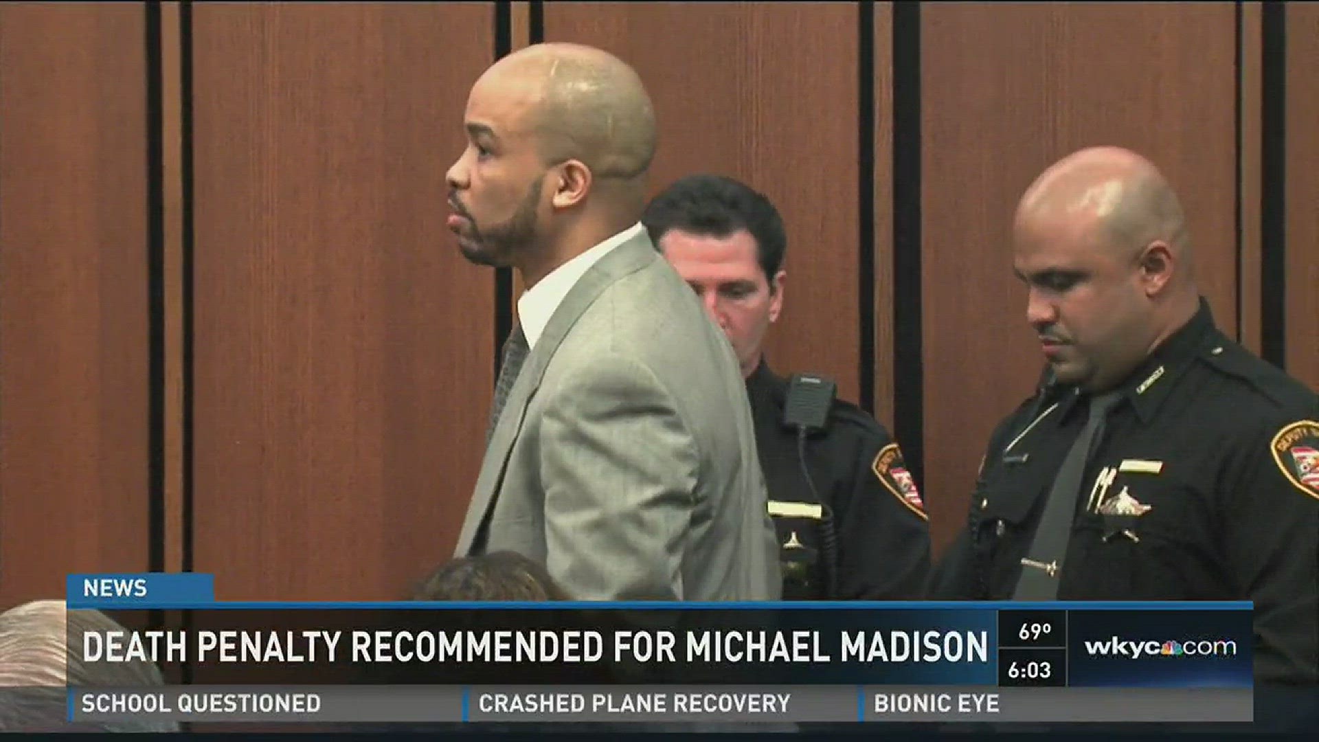 Death penalty recommended for Michael Madison