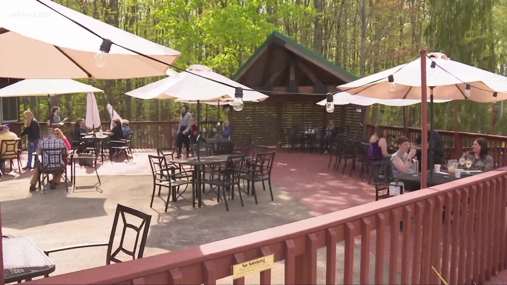 Saturday marked a new beginning for wineries in Ohio’s Grand River Valley. Many reopened their patios for the first time since the state’s shutdown.