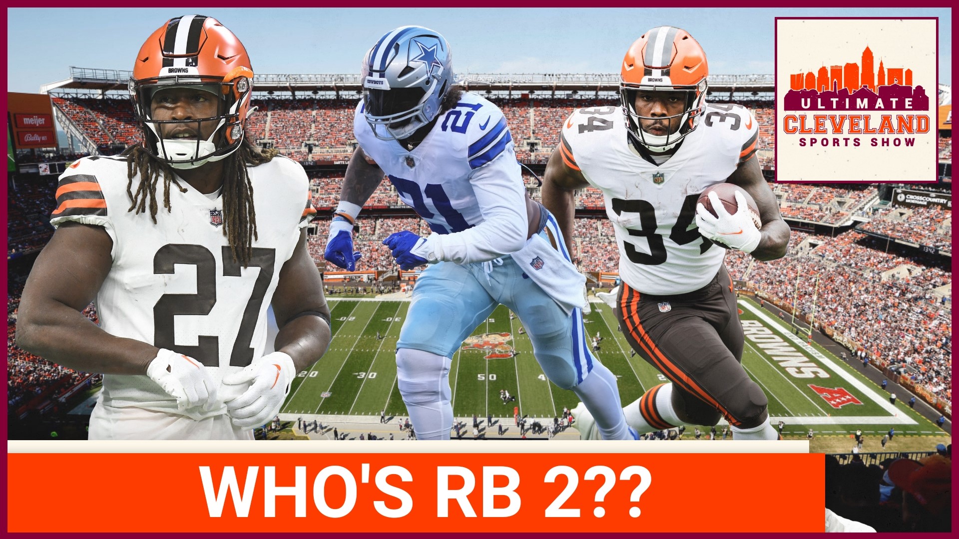 Do the Cleveland Browns need a veteran running back (RB2) or can Jerome  Ford be Nick Chubb's backup?