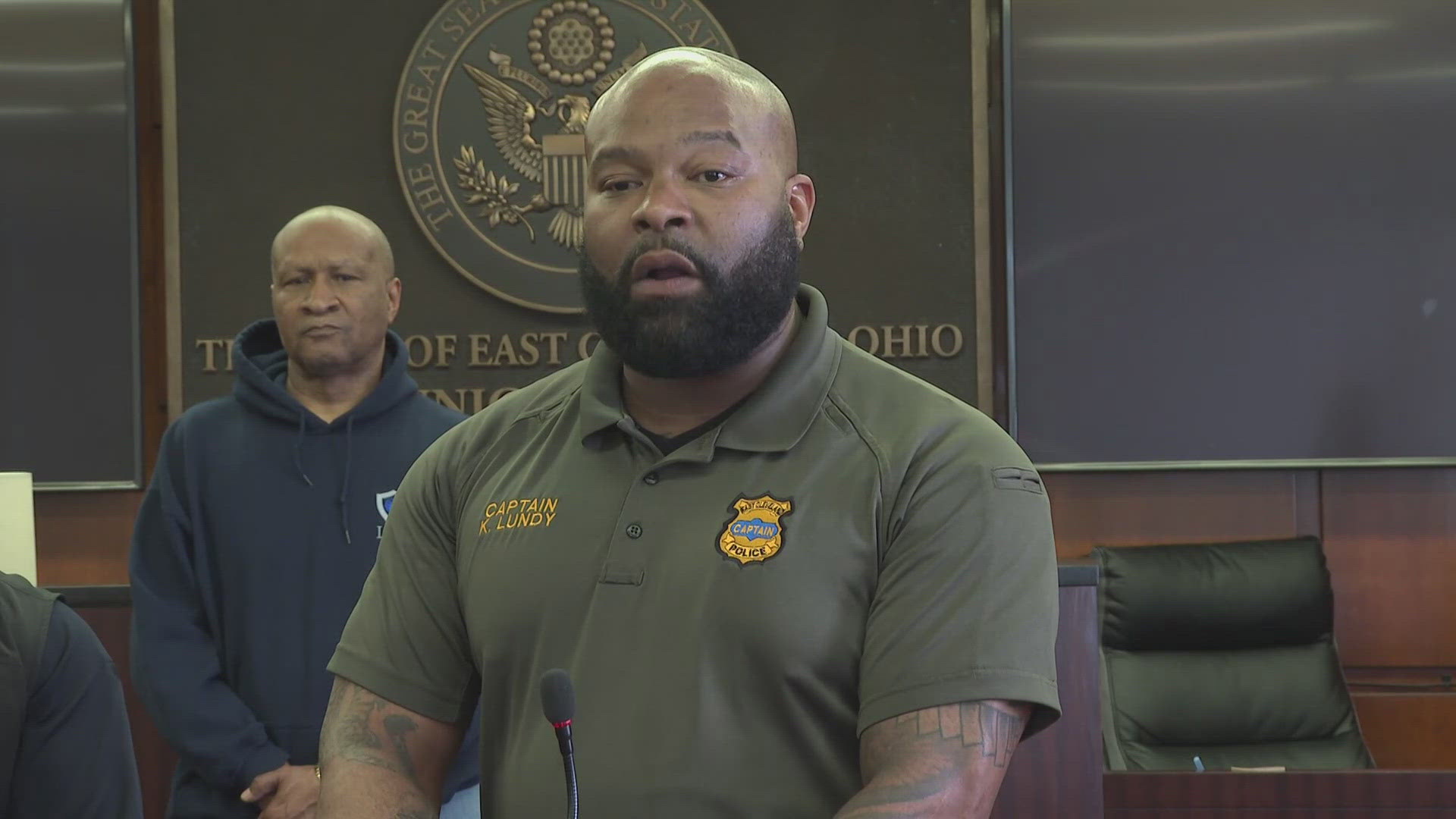 Mayor Lateek Shabazz says Lundy's appointment and rise through the ranks skirted civil service law — and also accuses him of a personal conflict in a homicide case.