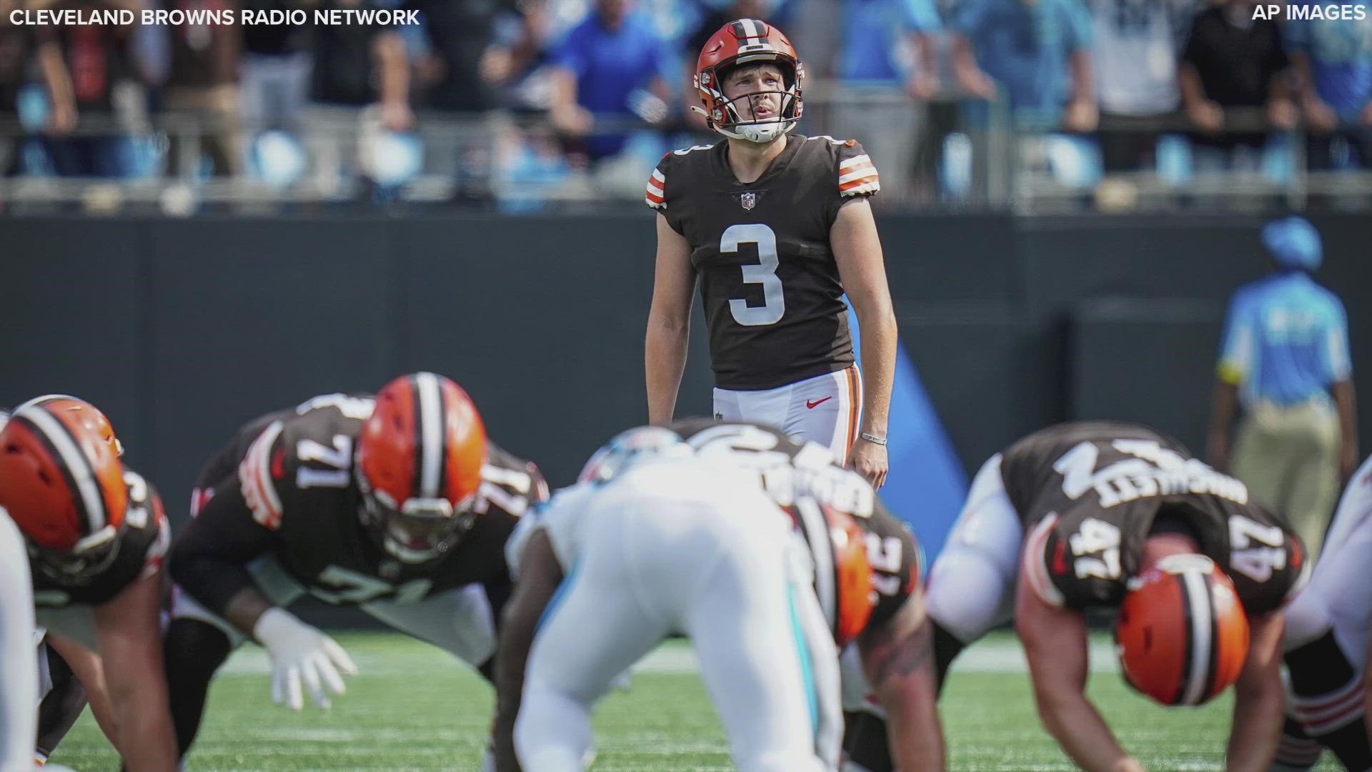 Browns K Cade York named AFC Special Teams Player of the Week