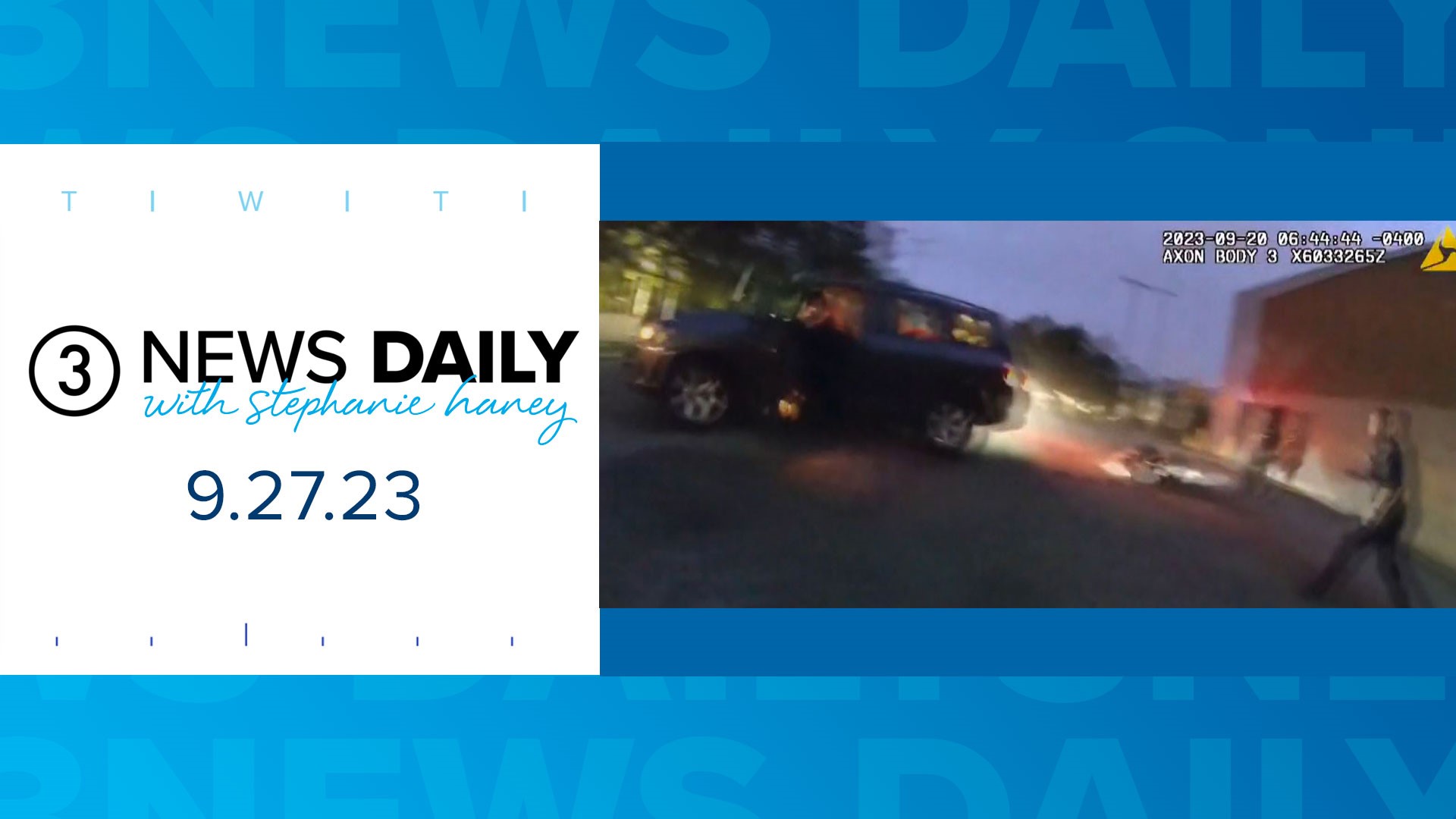 New body cam video shows Cleveland Police dragged by the driver of a car where 3 men had been reported slumped over inside, and more on 3News Daily with Stephanie Ha