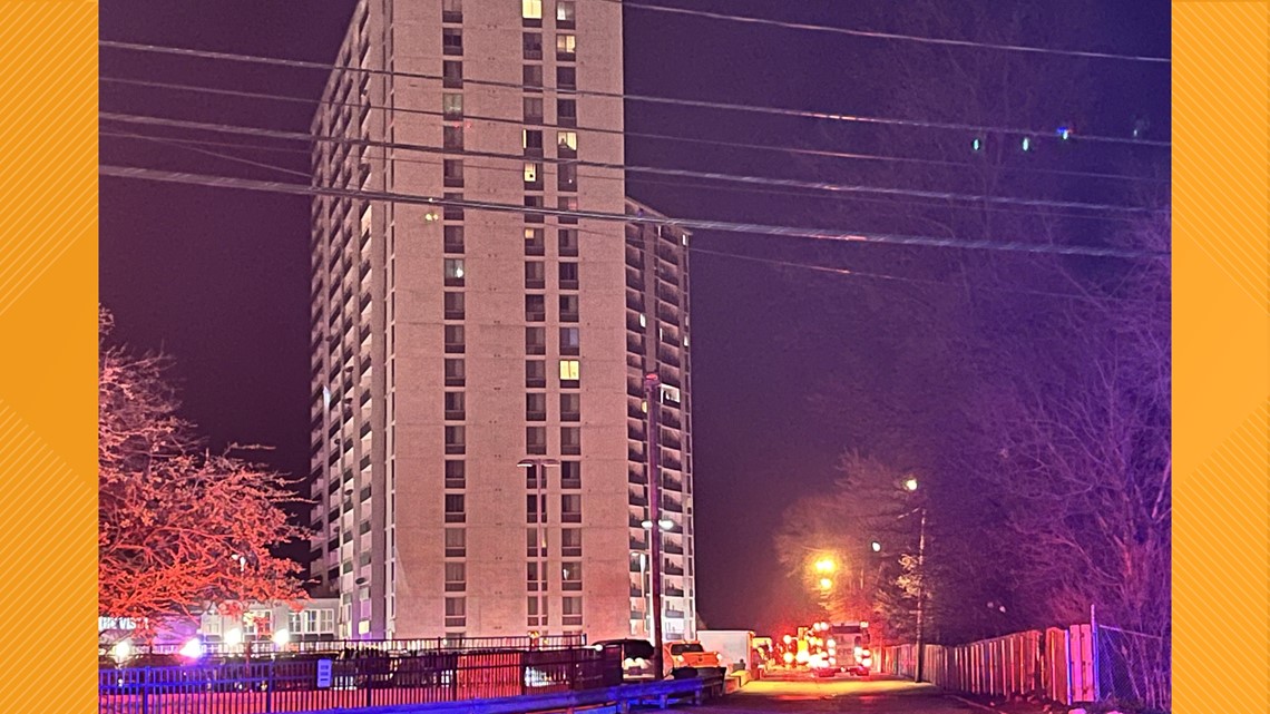 Fire at Vista Apartments in Euclid