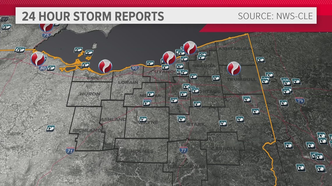 Downtown Cleveland sees first tornado in modern history