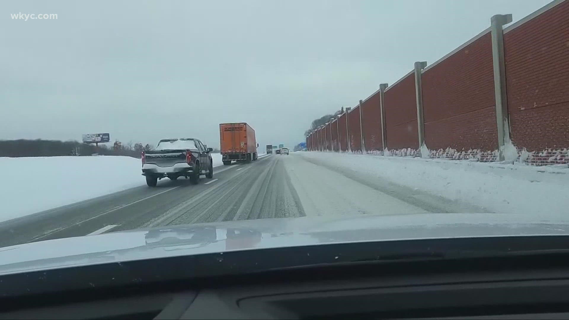 Prepare your vehicle for winter driving by ensuring that your battery, cooling system, tires, wipers, and defrosters are in good condition and working properly.