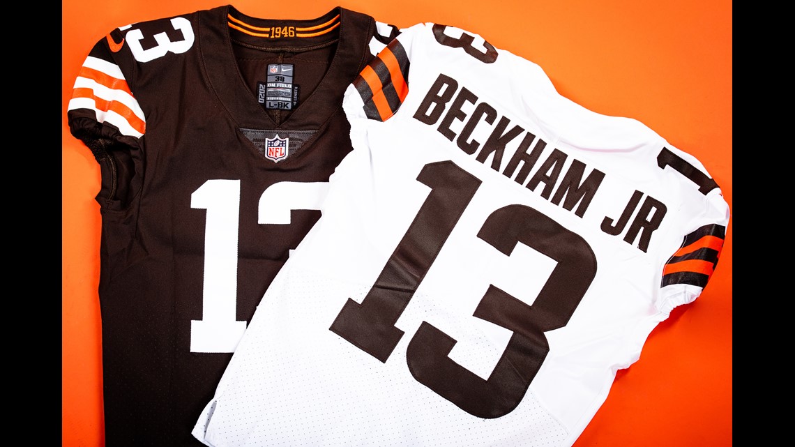 Odell Beckham Jr Nike On-Field Cleveland Browns Jersey for Sale