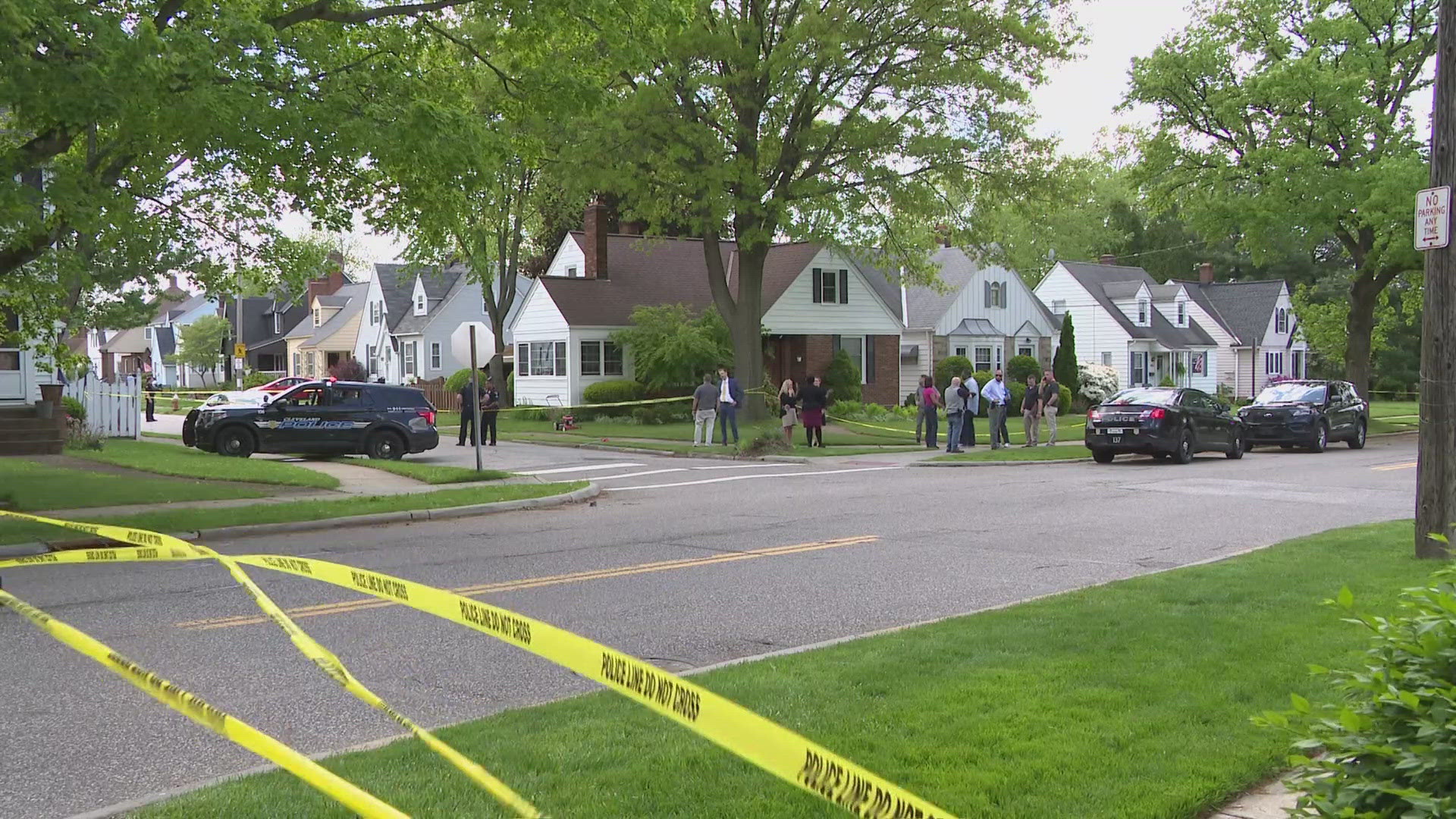 The Cuyahoga County Medical Examiner identified the suspect as 66-year-old Bryan Hurt of Cleveland. The victim has been identified as 68-year-old Thomas Overall. 