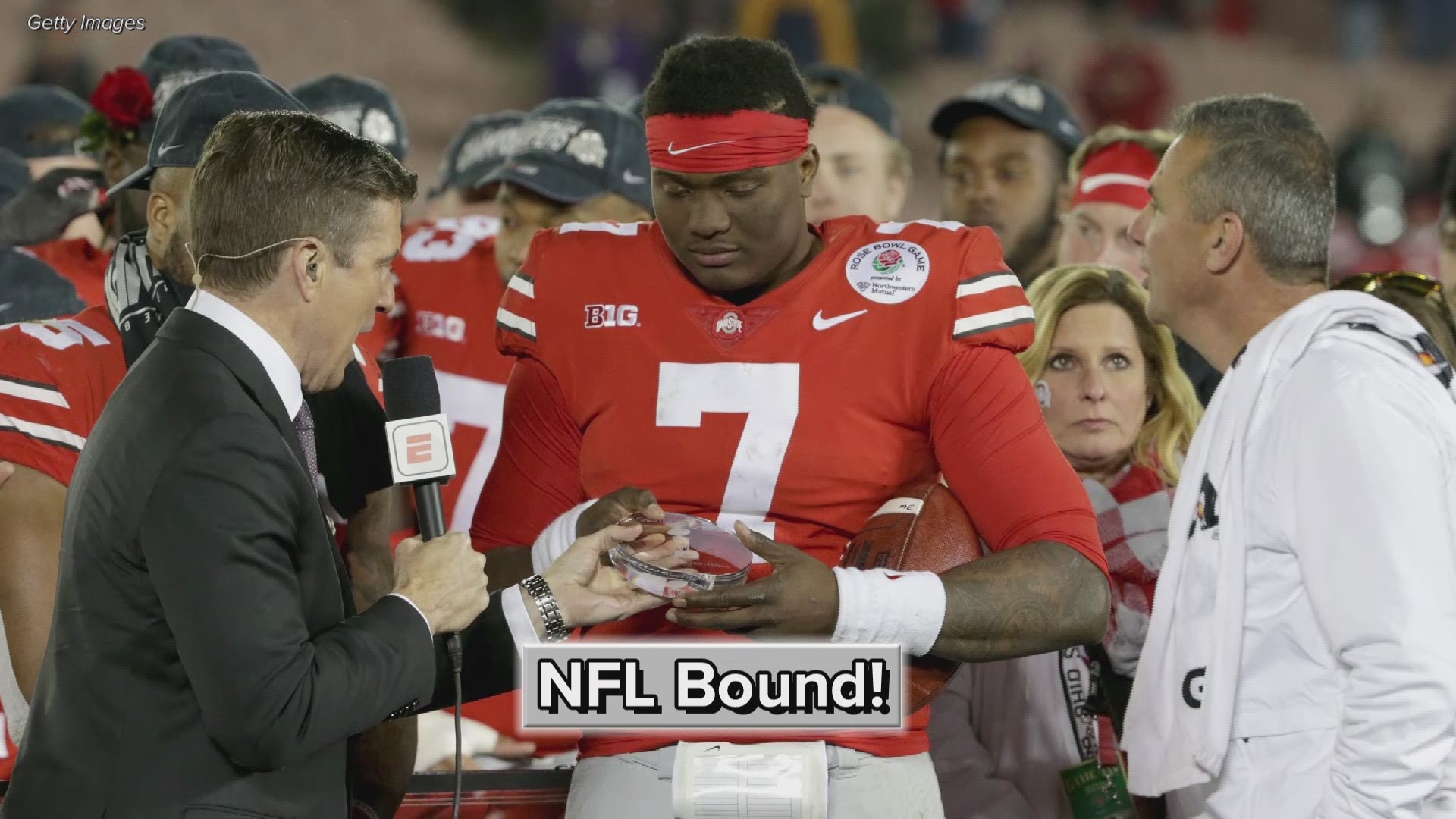 After his record-setting season, Dwayne Haskins is off to the NFL.