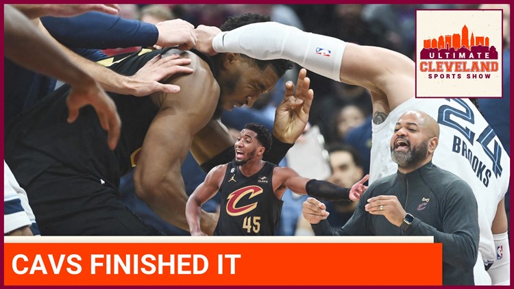 Donovan Mitchell PUNKS Dillion Brooks after dirty play | Cavs CRUSH Grizzlies in season changing W