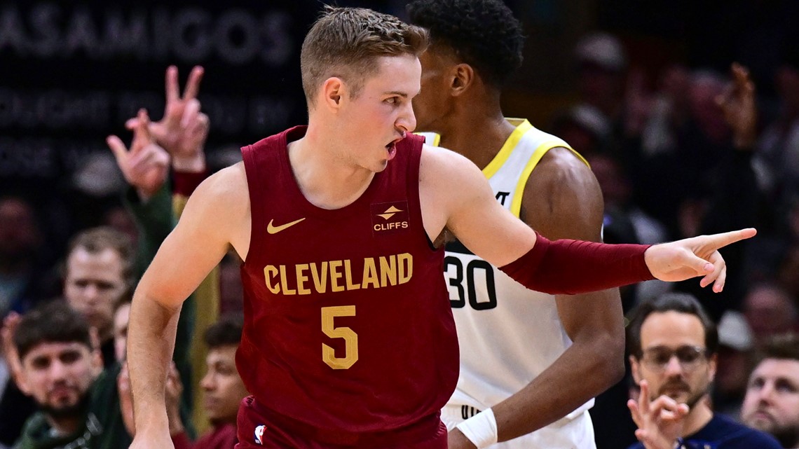 Sam Merrill scores 27 as Cavaliers beat Jazz 124-116 | wkyc.com