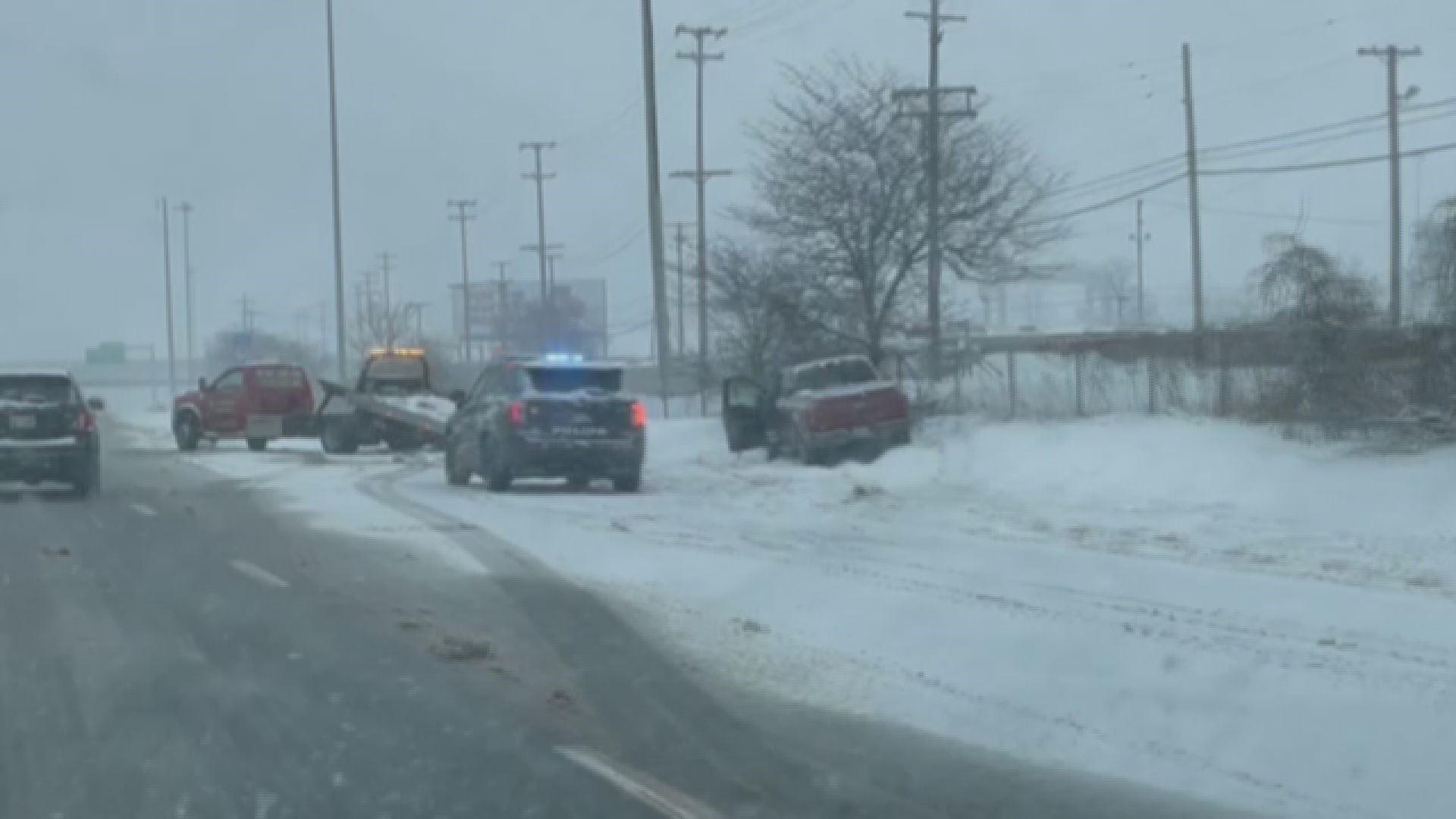 Today's winter storm has caused several accidents across Northeast Ohio.