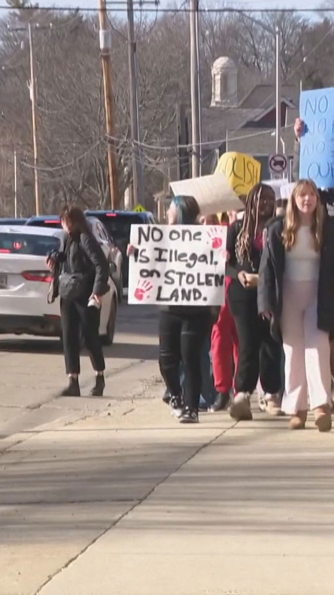 Students walk out of Wisconsin high school to protest ICE | wkyc.com