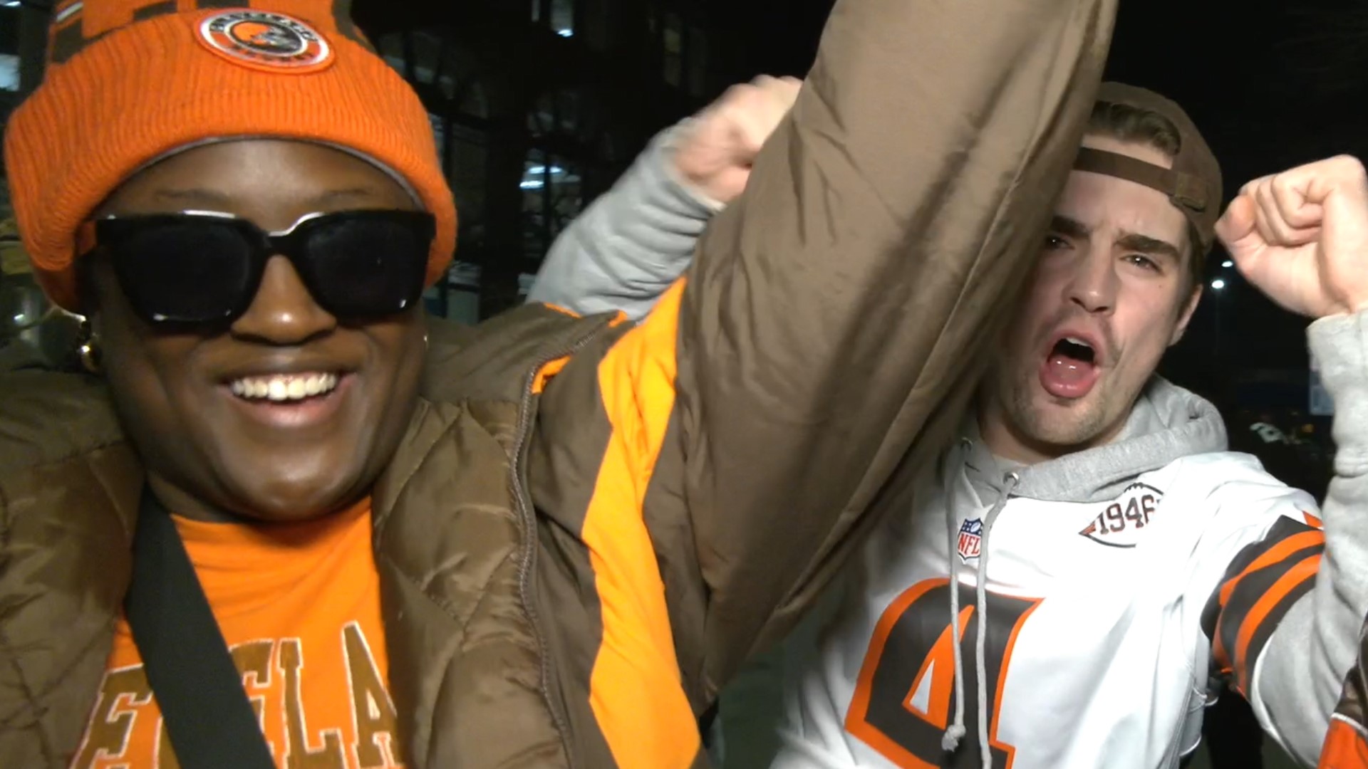 Salute To Cleveland Browns Fans After Playoff-clinching Win | Wkyc.com