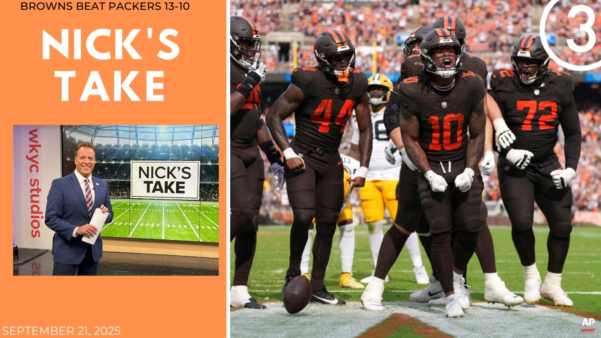 Nothing felt like it was going the Cleveland Browns' way today. But they hung around long enough to give themselves a chance at the unthinkable, Nick Camino says.
