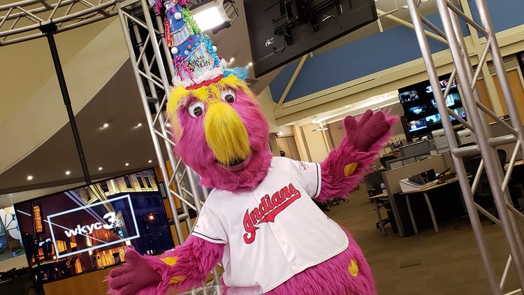 Slider, the Cleveland Guardians mascot celebrates 33-years on the