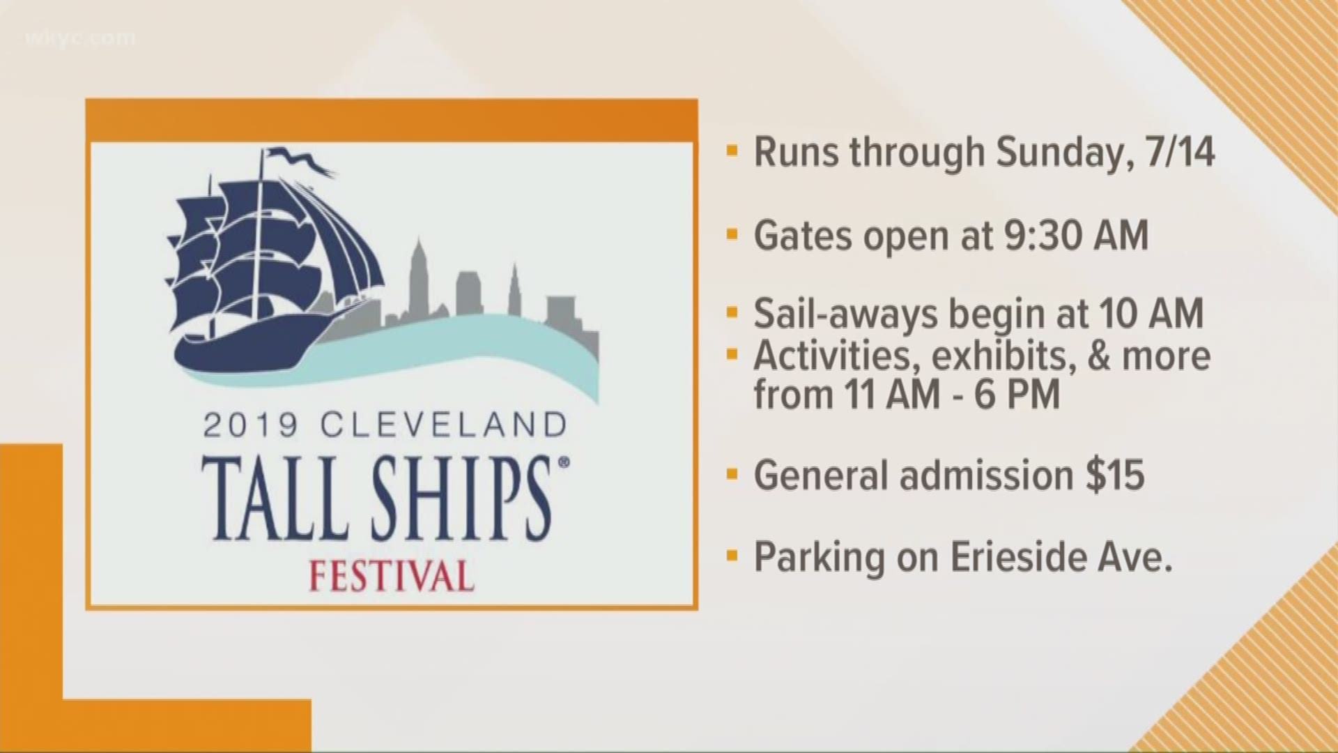 The Tall Ships Festival begins today.