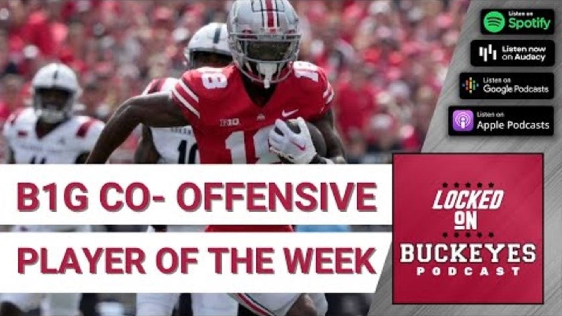 Ohio State Buckeye Marvin Harrison Jr Named B1G Co-Offensive