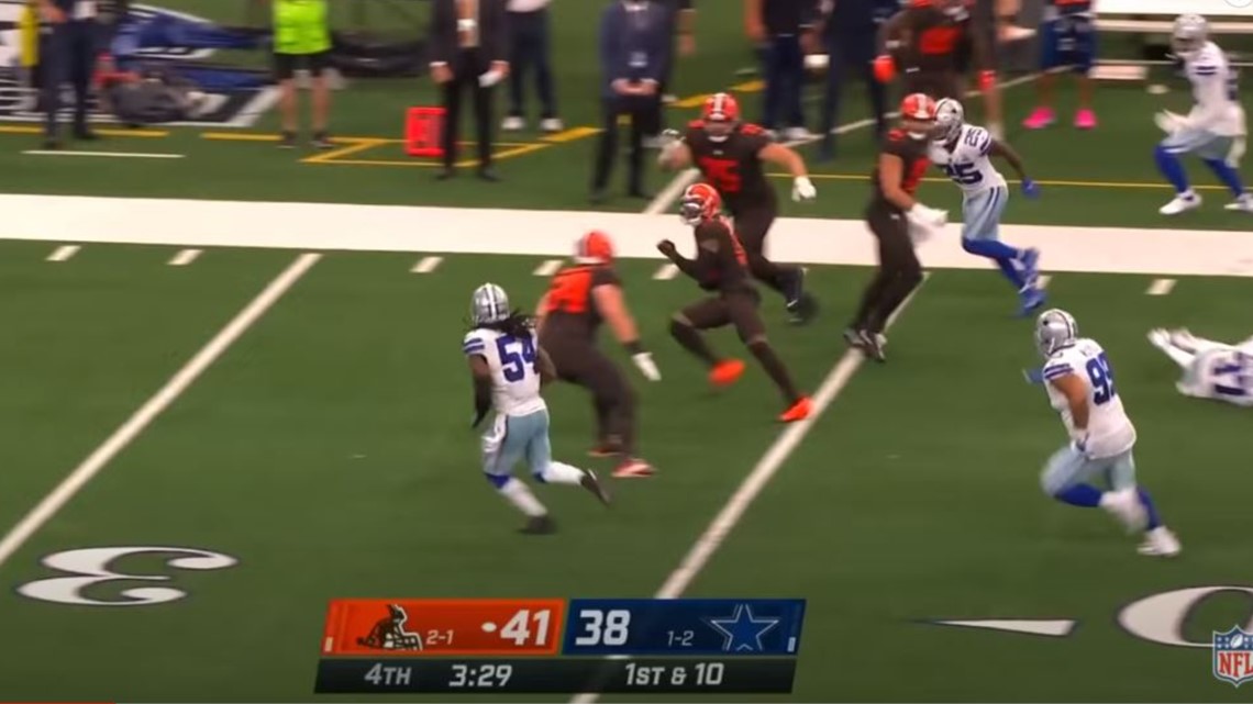 Watch Odell Beckham touchdown run to cap Browns-Cowboys game [VIDEO] -  DraftKings Network