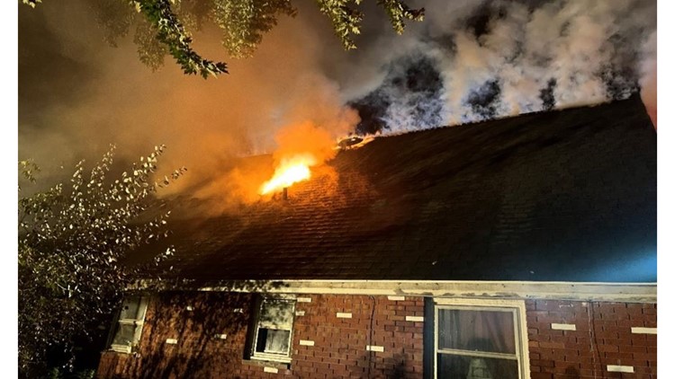 'Hidden fire racing through the walls': Elyria home heavily damaged in Thursday night fire