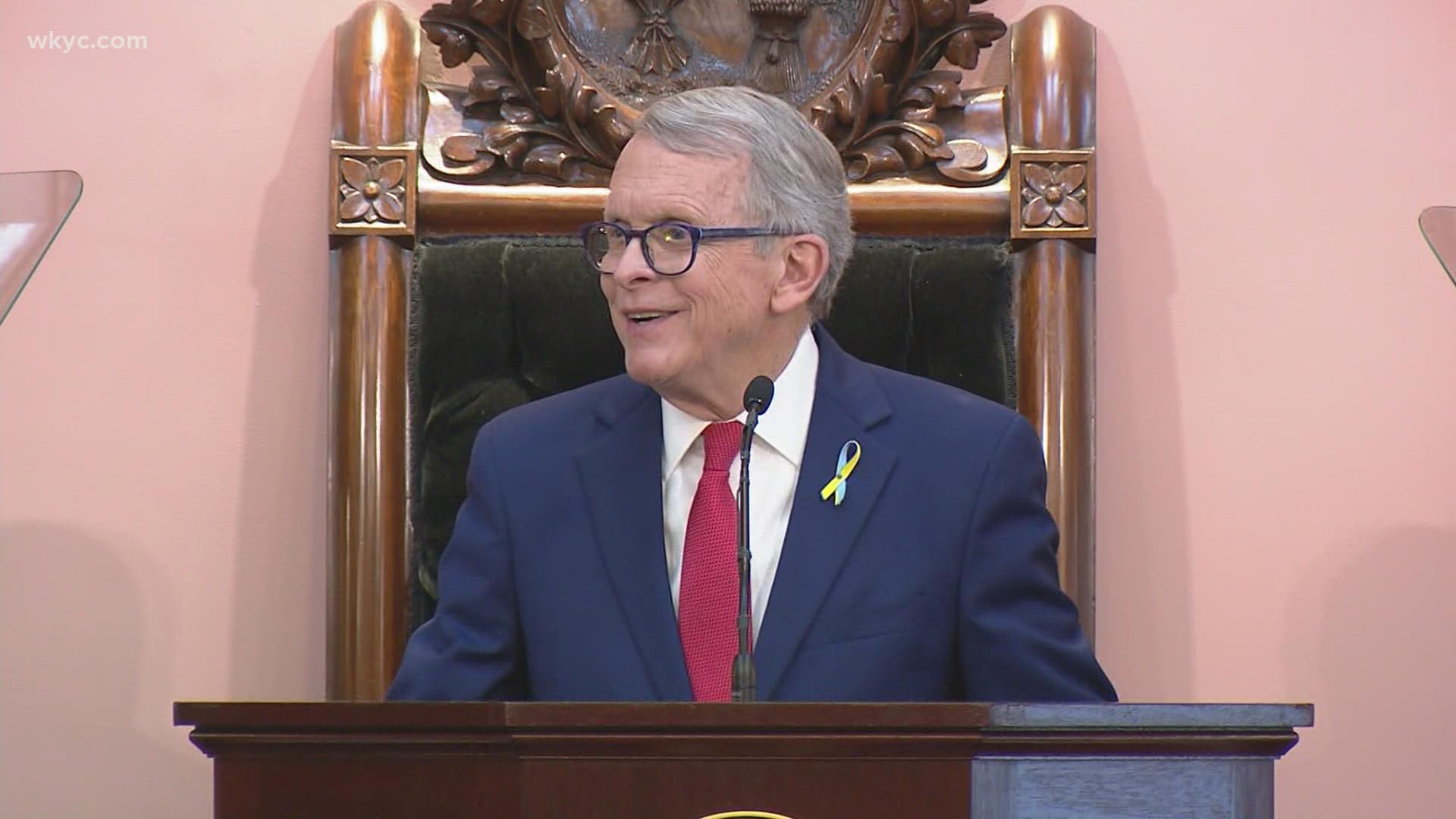 Here's a few minutes from Gov. DeWine's 2022 State of the State address.