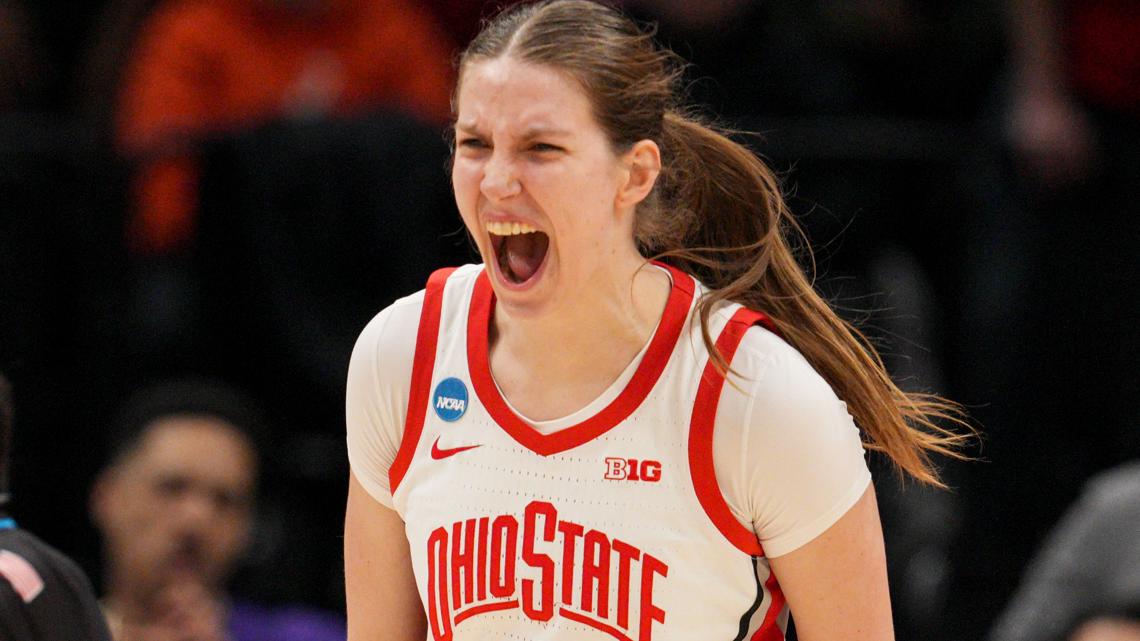 Elsa Lemmilä makes go-ahead jumper to help Ohio State women beat No. 21 West Virginia 83-81