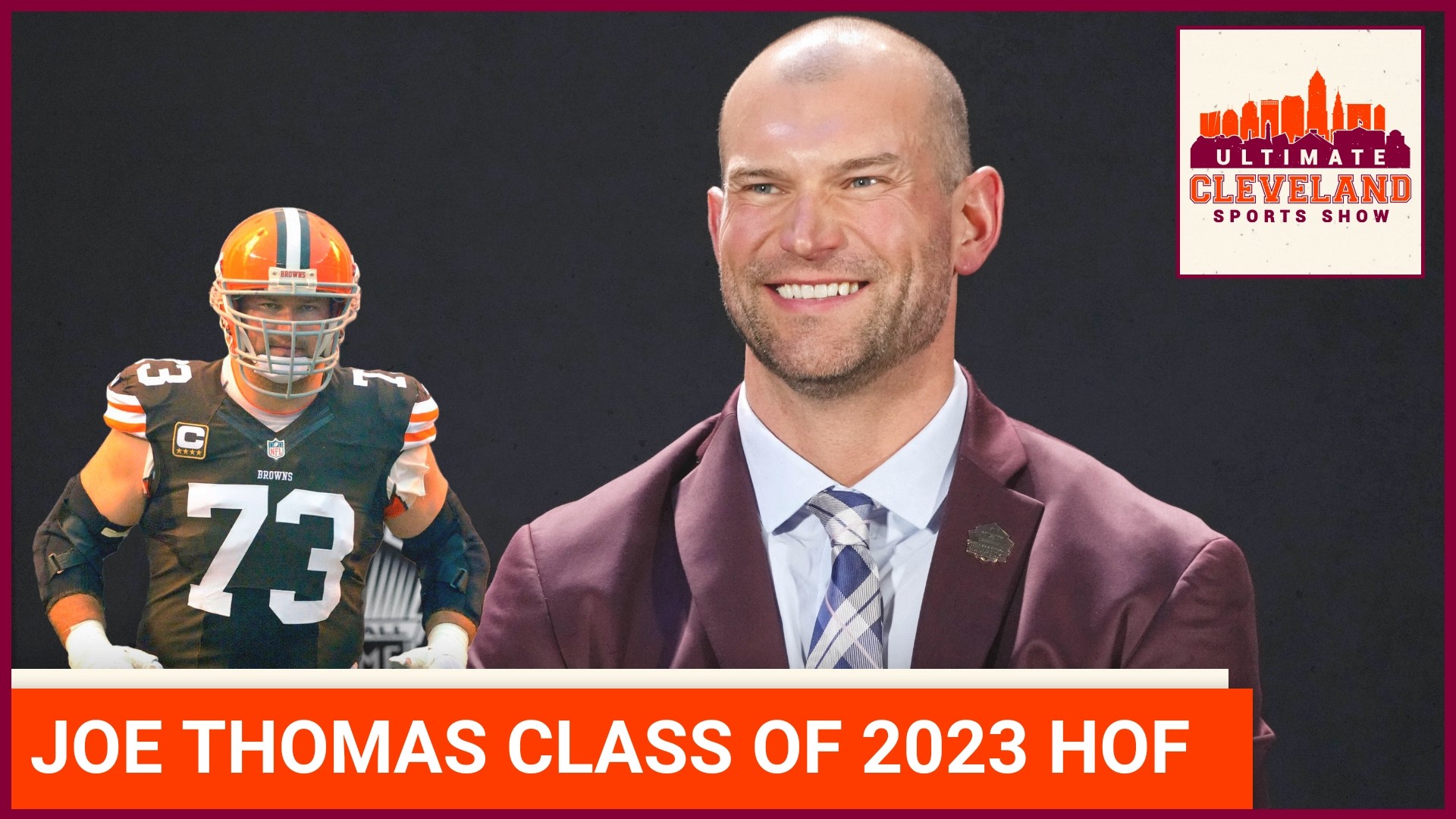 Joe Thomas becomes the first Cleveland Browns player inducted into the Pro Football Hall of Fame since the team returned in 1999