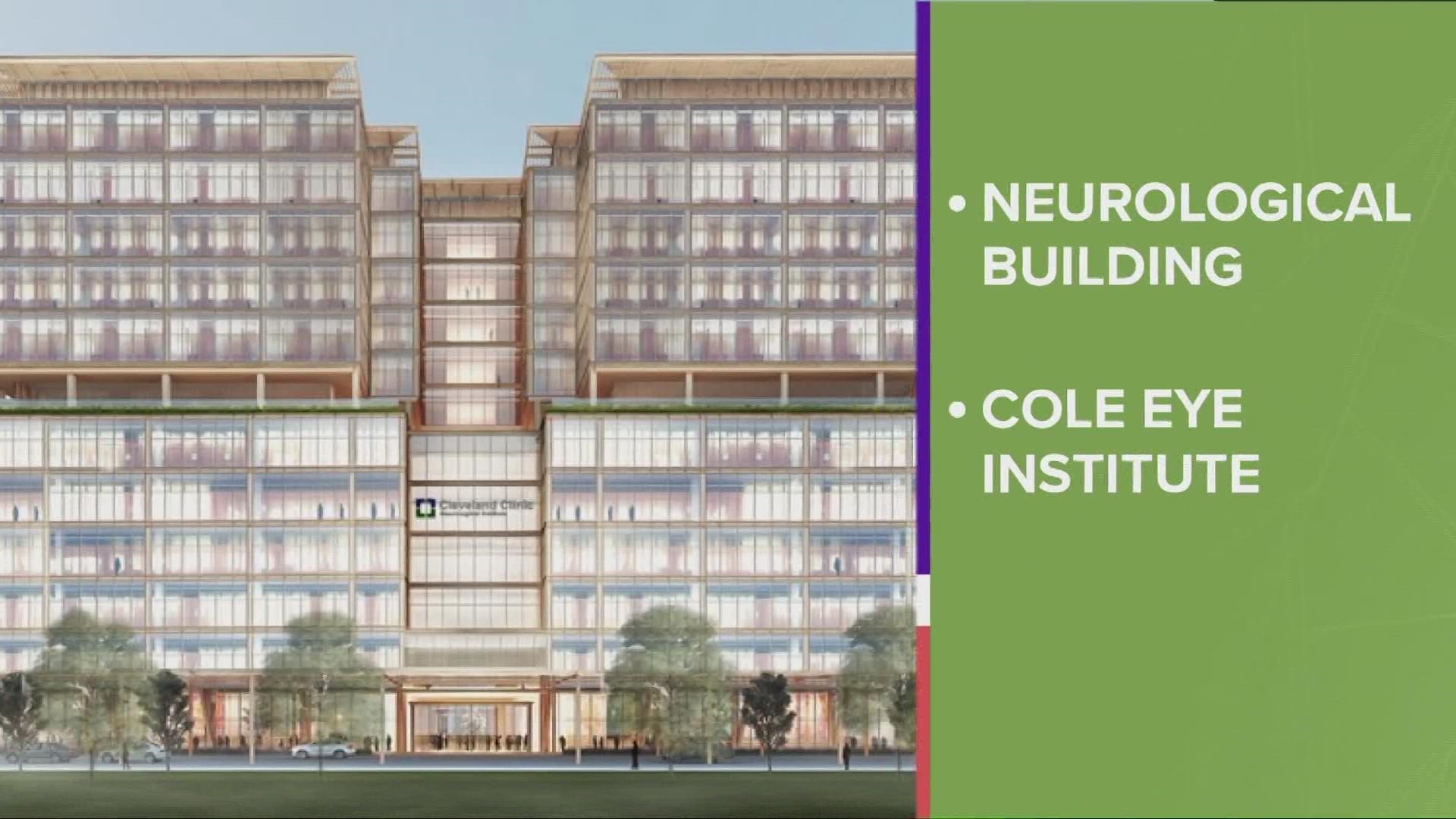 Work on the new Cleveland Clinic Neurological Institute building will begin later this year. The first inpatient is expected to be seen in 2026.