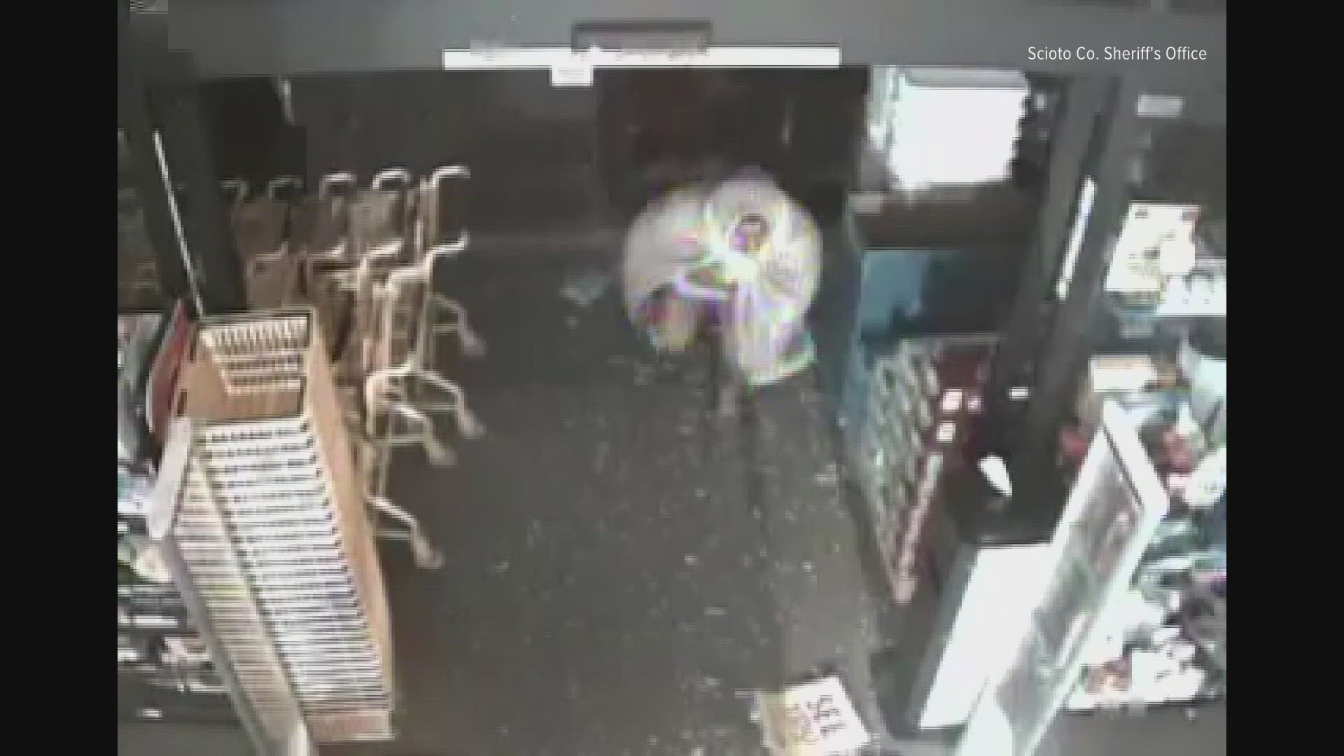 The Scioto County Sheriff's Office is investigating a bizarre break-in at Dollar General involving a cape-wearing man who stole women's underwear.