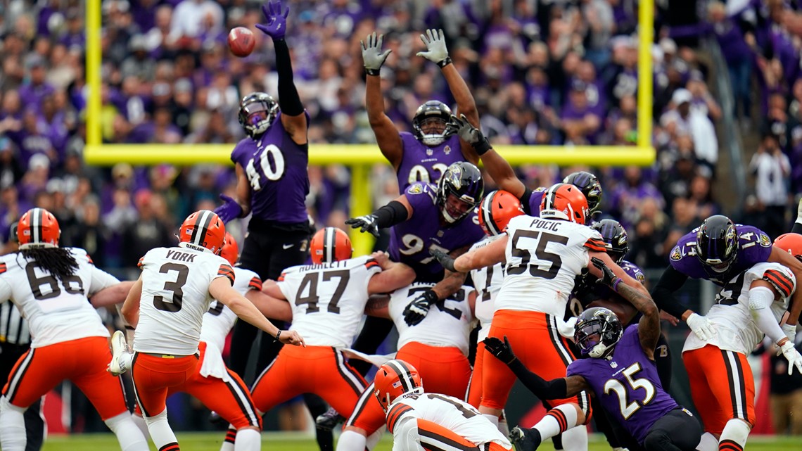 Baltimore Ravens flounder throughout 40-25 loss to Cleveland