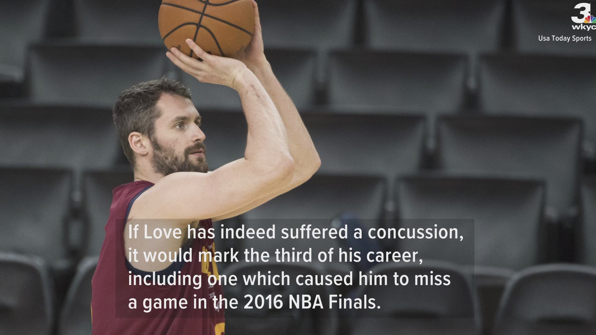 Cleveland Cavaliers center Kevin Love remains in concussion protocol before NBA Finals