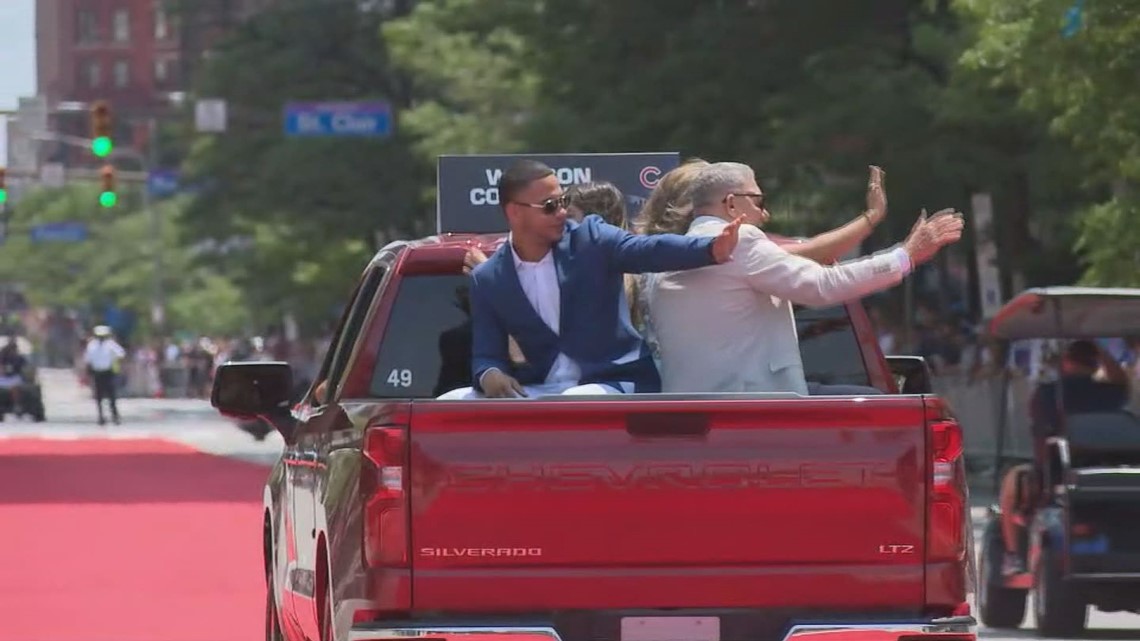 File:Gary Sánchez during 2019 MLB All-Star Red Carpet Parade