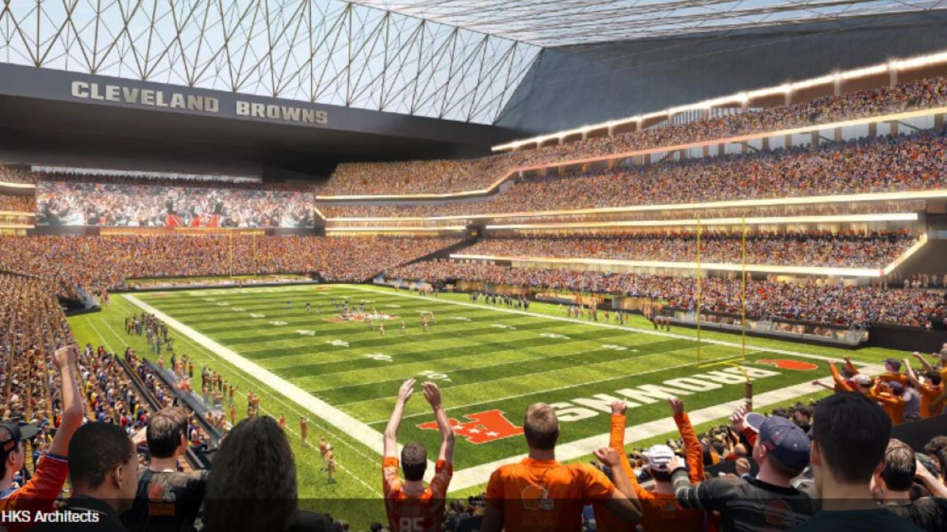 Cleveland Mayor Justin Bibb said Browns owners Jimmy and Dee Haslam informed him on Wednesday night that they intend to move the team to Brook Park.