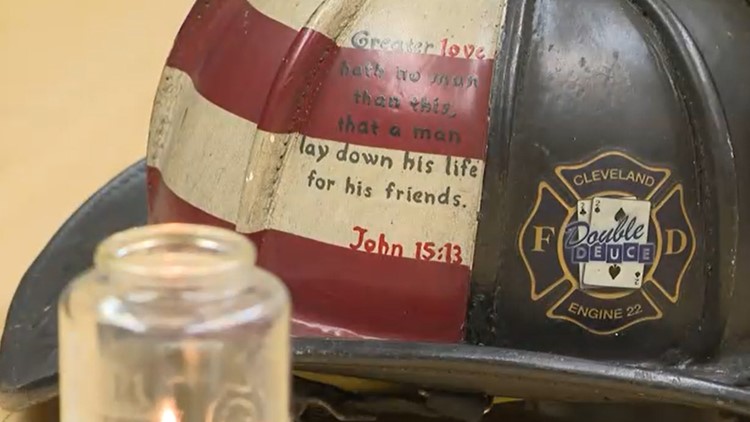 Daughters, colleagues honor fallen Cleveland firefighter Johnny Tetrick