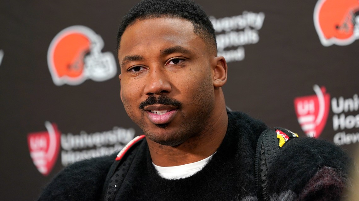 Browns DE Myles Garrett excited to play spoiler vs. Steelers